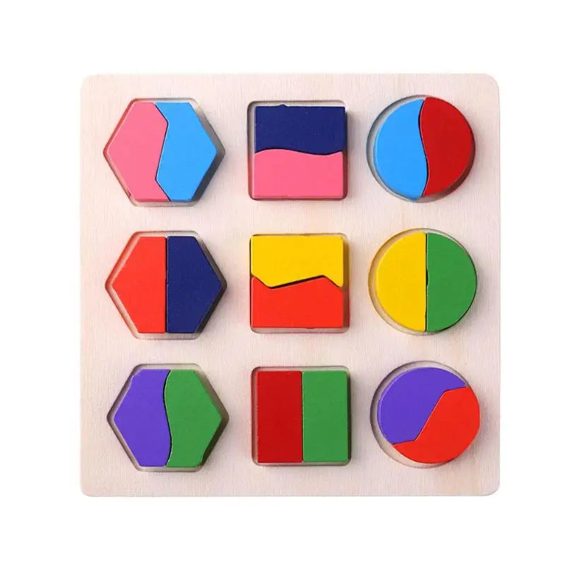 SmartShapes | Développez la Reconnaissance des Formes et la Pensée Logique - Tableau d'Apprentissage en Bois