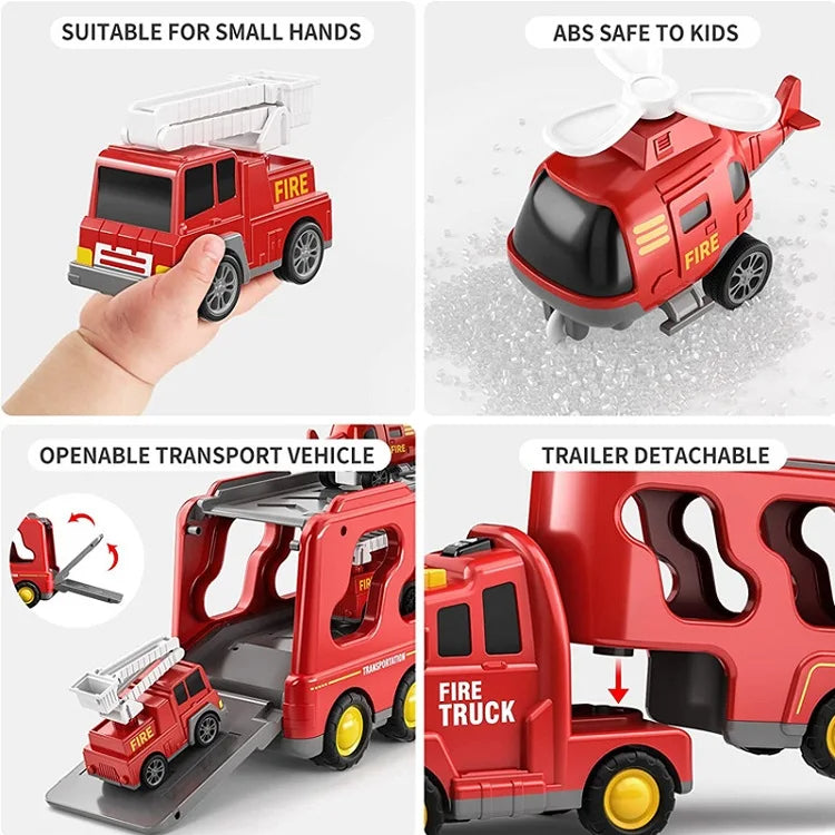 TruckTrail | Aventure sur Roues avec Lumière et Son - Ensemble de Jouets de Transport