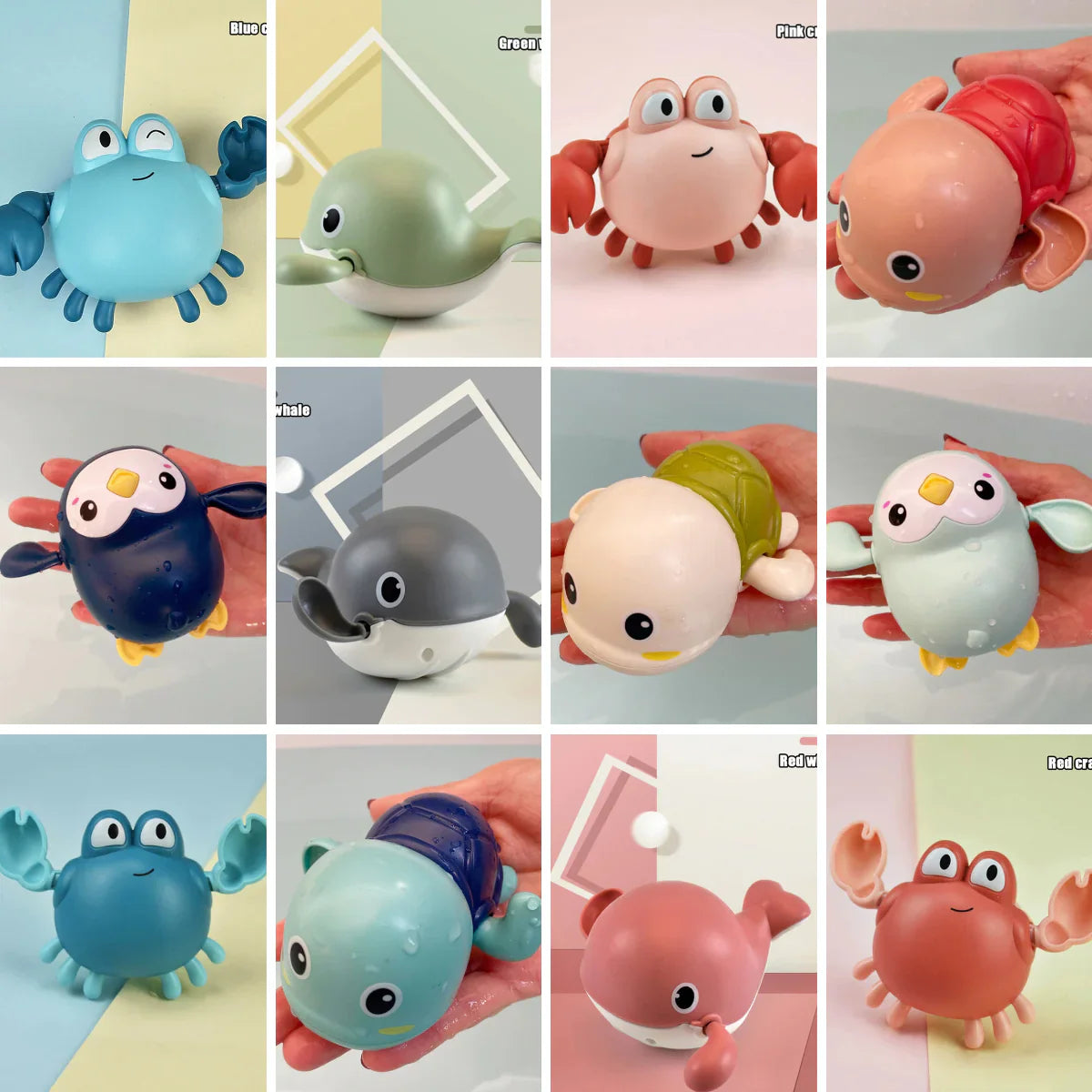 WaterFriends | Petites créatures marines vivantes pour le bain - Jouets de bain