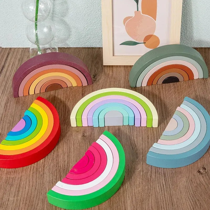 StackArt | Construction et Découverte des Couleurs - Jouet Éducatif Montessori à Empiler