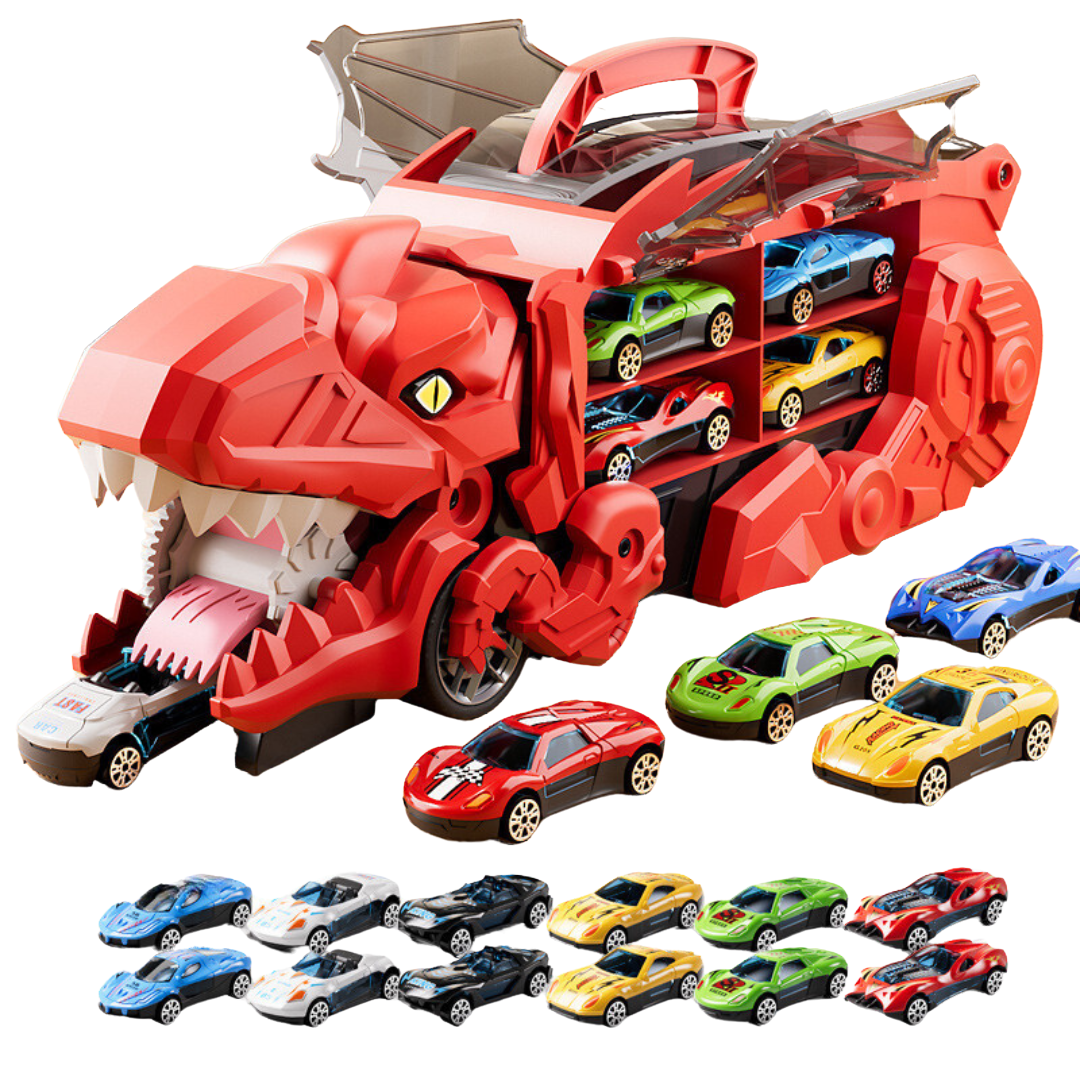 DinoTransformer | Course, Transforme et Joue - Voiture Jouet