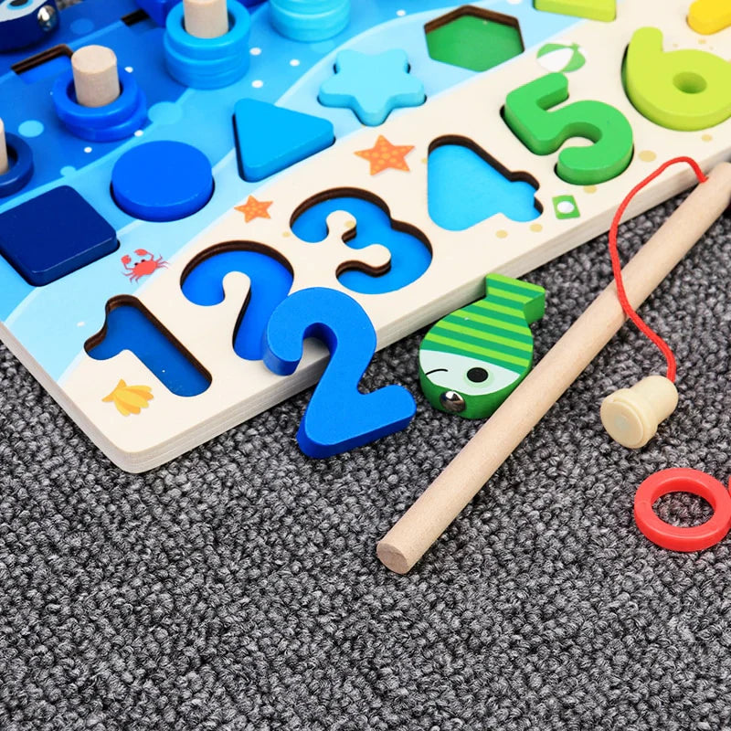 PlayGrow | Développez des compétences en jouant - Tableau en bois Montessori