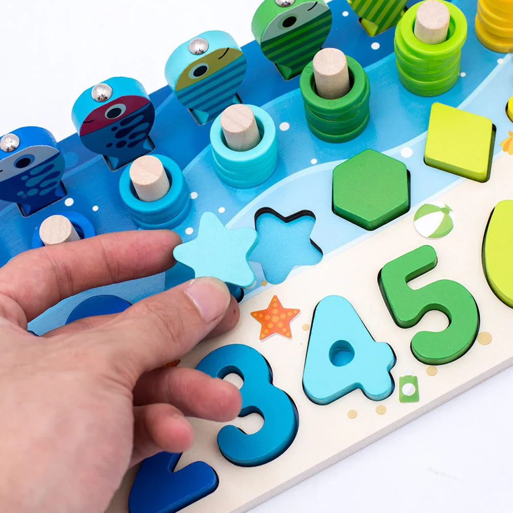 PlayGrow | Développez des compétences en jouant - Tableau en bois Montessori