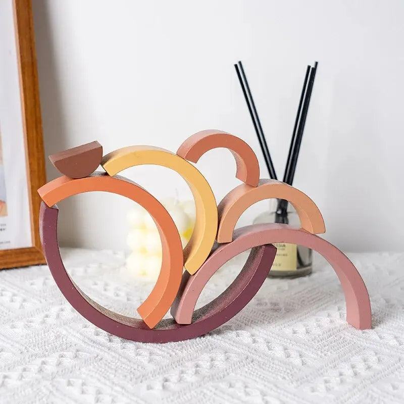 StackArt | Construction et Découverte des Couleurs - Jouet Éducatif Montessori à Empiler
