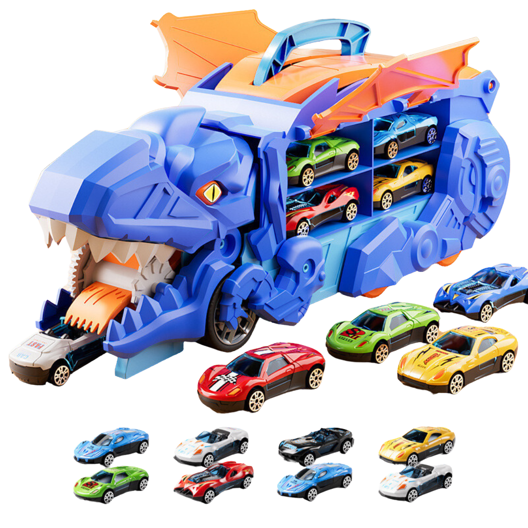 DinoTransformer | Course, Transforme et Joue - Voiture Jouet