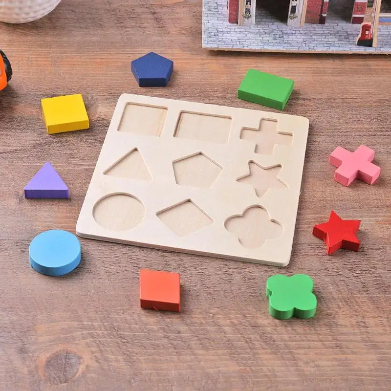SmartShapes | Développez la Reconnaissance des Formes et la Pensée Logique - Tableau d'Apprentissage en Bois