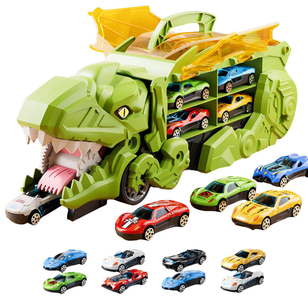 DinoTransformer | Course, Transforme et Joue - Voiture Jouet