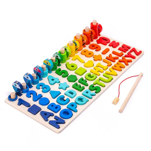 PlayGrow | Développez des compétences en jouant - Tableau en bois Montessori