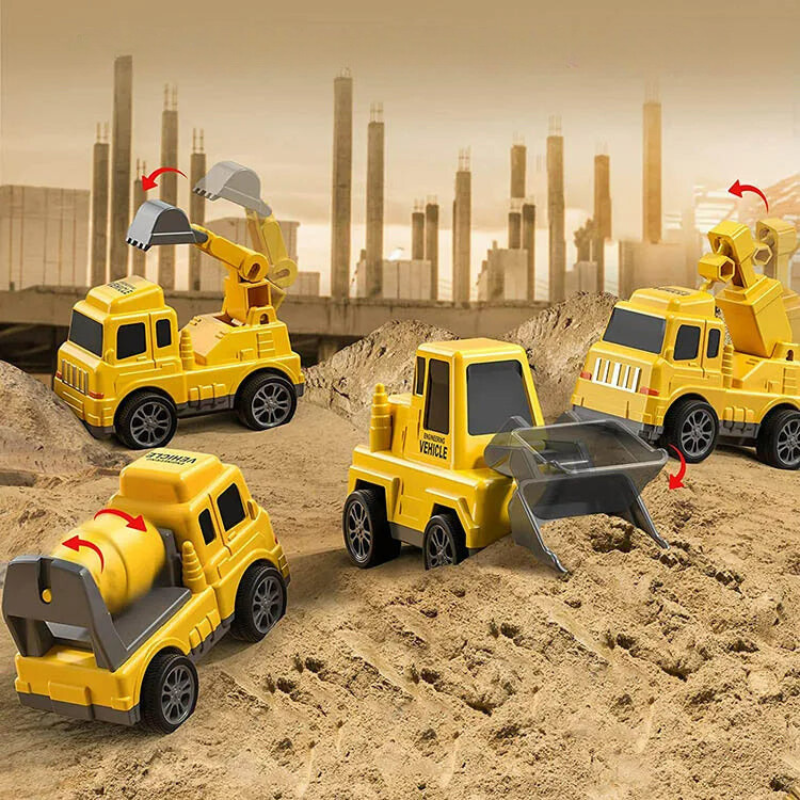 TruckTrail | Aventure sur Roues avec Lumière et Son - Ensemble de Jouets de Transport