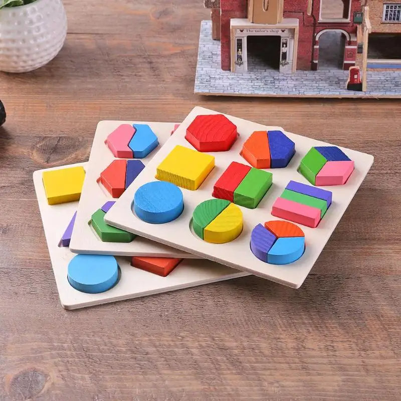 SmartShapes | Développez la Reconnaissance des Formes et la Pensée Logique - Tableau d'Apprentissage en Bois