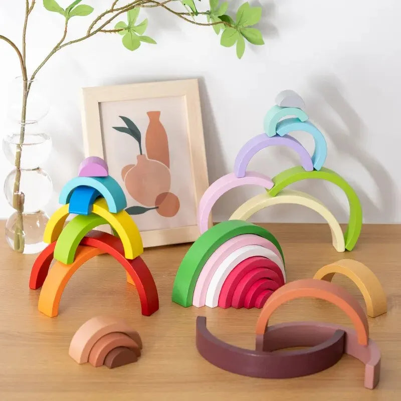 StackArt | Construction et Découverte des Couleurs - Jouet Éducatif Montessori à Empiler