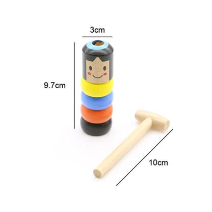 FlexiWood | Acrobate en Bois Flexible Magique - Jouet en Bois