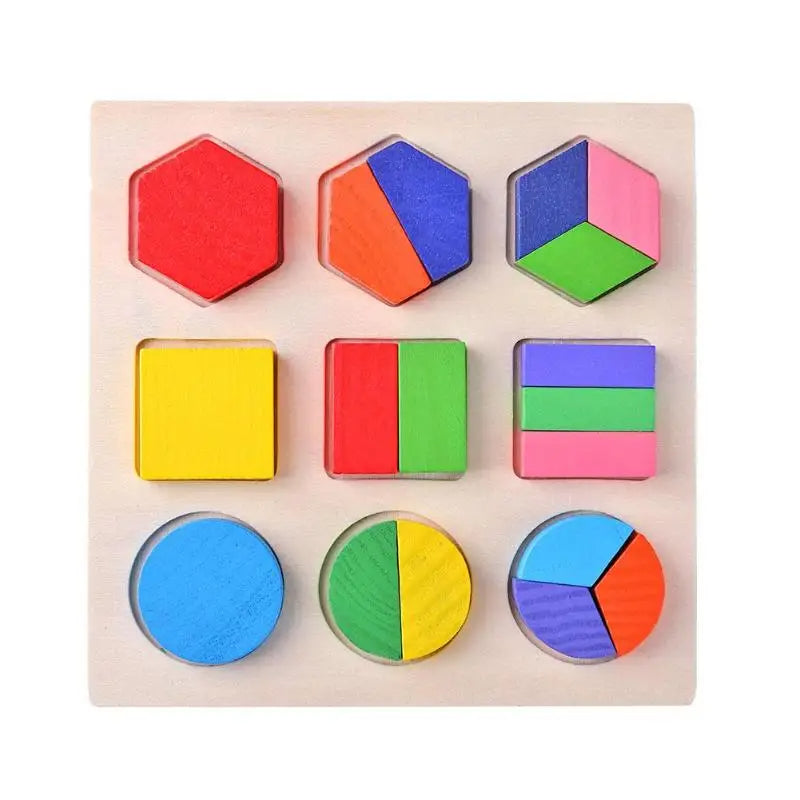 SmartShapes | Développez la Reconnaissance des Formes et la Pensée Logique - Tableau d'Apprentissage en Bois