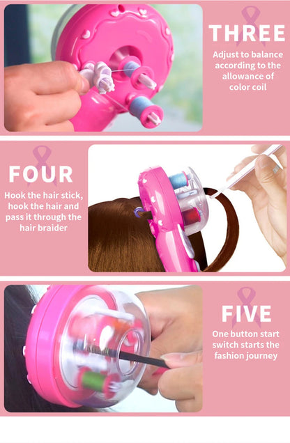 DreamBraid | Découvrez la Magie de Tressage Automatique pour les Enfants - Créez des Coiffures Ludiques en un Tournemain !