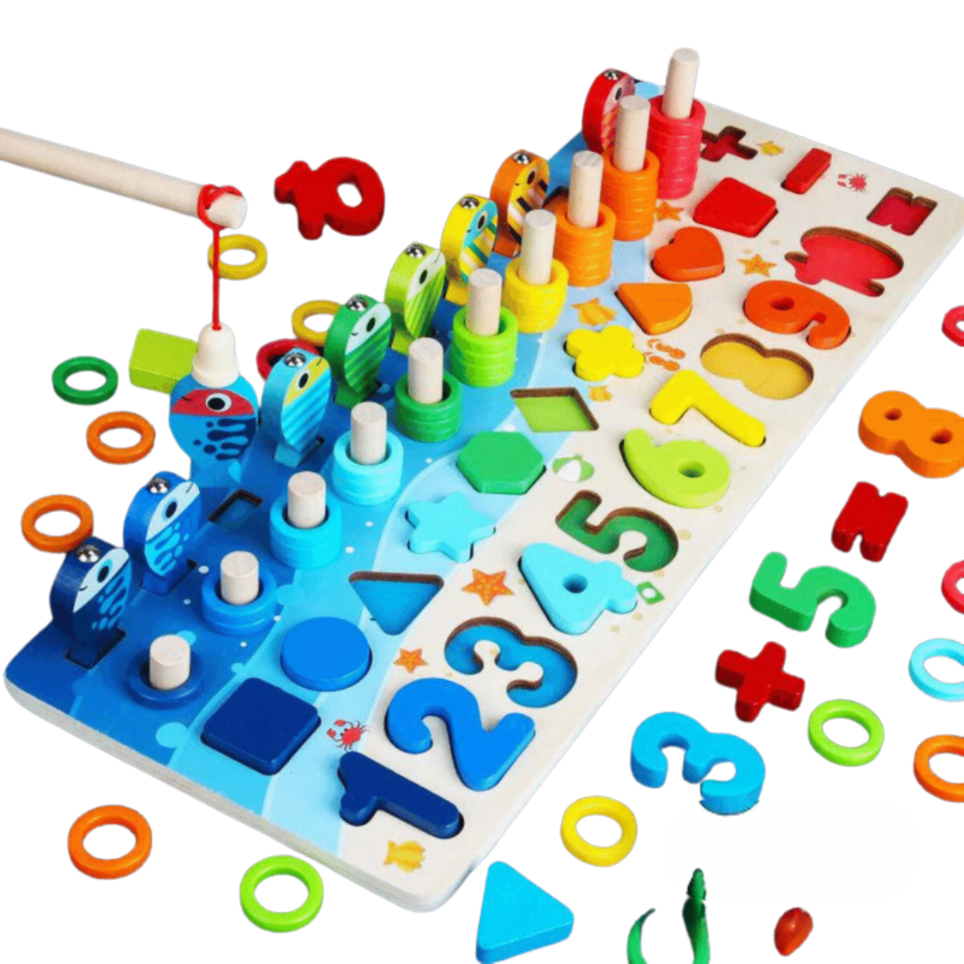 PlayGrow | Développez des compétences en jouant - Tableau en bois Montessori