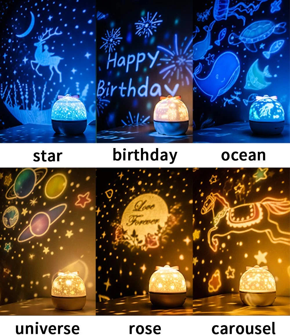 DreamSky | Ciel étoilé enchanteur pour l'heure du coucher - Lampe de nuit apaisante