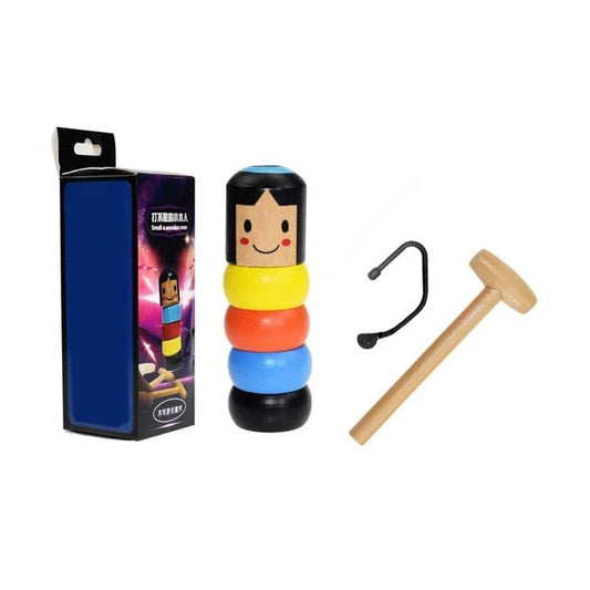 FlexiWood | Acrobate en Bois Flexible Magique - Jouet en Bois