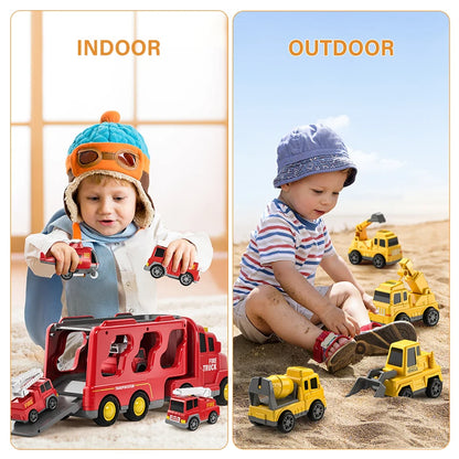 TruckTrail | Aventure sur Roues avec Lumière et Son - Ensemble de Jouets de Transport