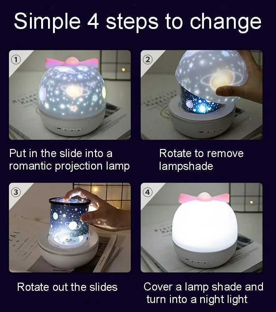 DreamSky | Ciel étoilé enchanteur pour l'heure du coucher - Lampe de nuit apaisante