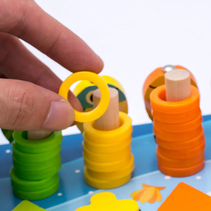 PlayGrow | Développez des compétences en jouant - Tableau en bois Montessori