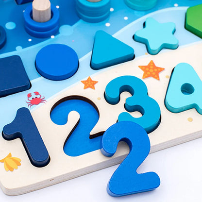 PlayGrow | Développez des compétences en jouant - Tableau en bois Montessori