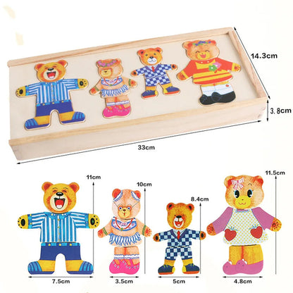 DressUp Bobbie | Découvrez des Tenues Infinies - Puzzle d'Habillage en Bois