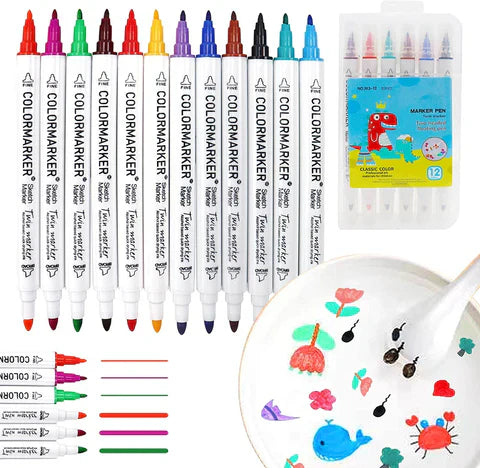 Stylo AquaArt | Créez de l'Art Magique avec de l'Eau - Ensemble d'Aquarelle (+ CUIILLÈRE en Céramique)