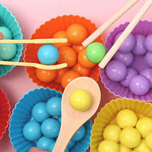 BeadBlox | Tableau de Perles Montessori - Jeu de Couleur, Compte & Gagne pour Enfants Créatifs