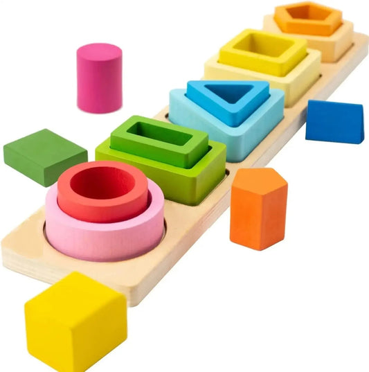ColorMatch | Apprendre à Trier et Empiler - Jouet d'Empilage Mantessori