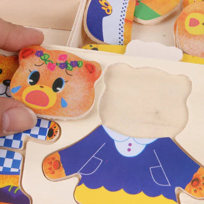 DressUp Bobbie | Découvrez des Tenues Infinies - Puzzle d'Habillage en Bois