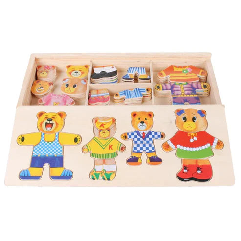 DressUp Bobbie | Découvrez des Tenues Infinies - Puzzle d'Habillage en Bois