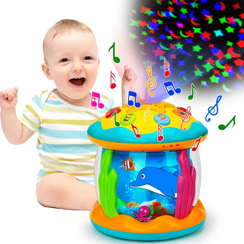 SparkleDrum | Couleurs et Sons Magiques - Tambour de Jeu Montessori