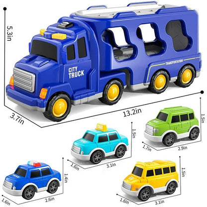 TruckTrail | Aventure sur Roues avec Lumière et Son - Ensemble de Jouets de Transport