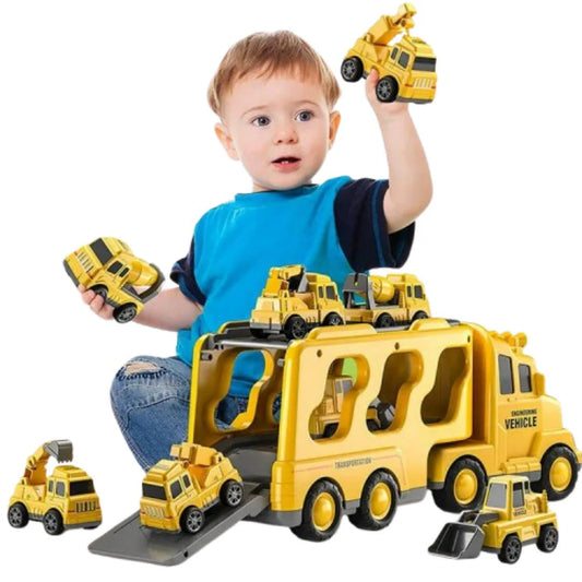 TruckTrail | Aventure sur Roues avec Lumière et Son - Ensemble de Jouets de Transport