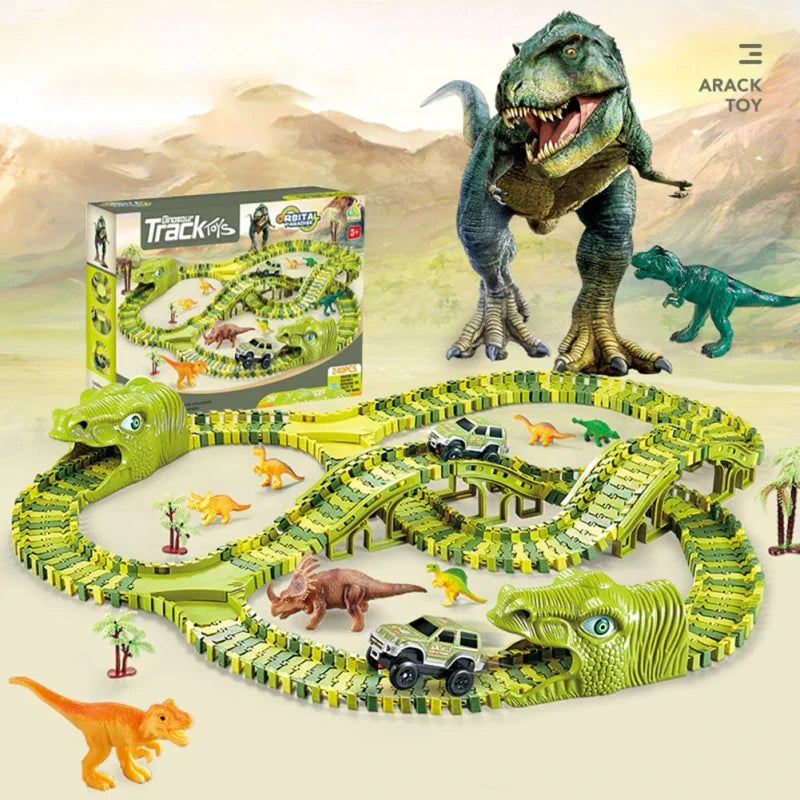 DinoDash | Course de Dino Passionnante Aventure - Piste de Course Interactive