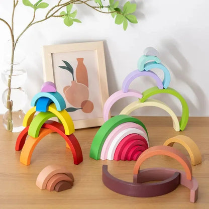 StackArt | Construction et Découverte des Couleurs - Jouet Éducatif Montessori à Empiler